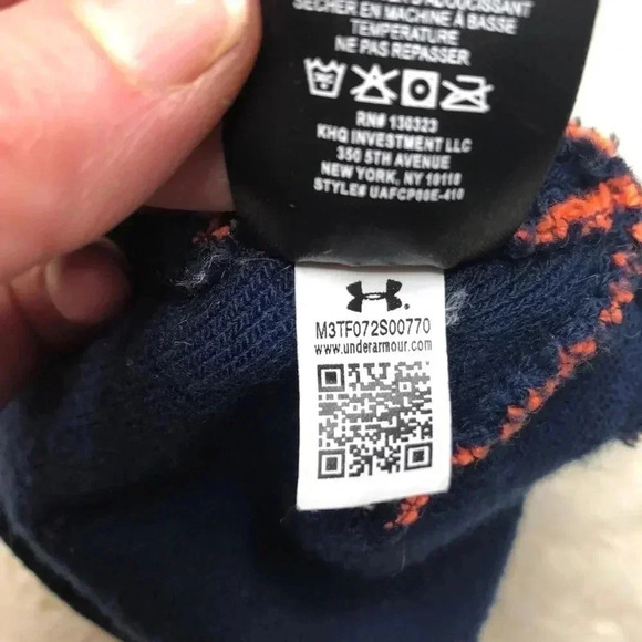 Under  Armour Blue & Orange Winter Hat Size 2T - Picture 13 of 13
